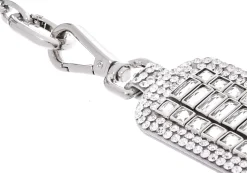 Baguette Deco Gems Belt Silver*Judith Leiber Best