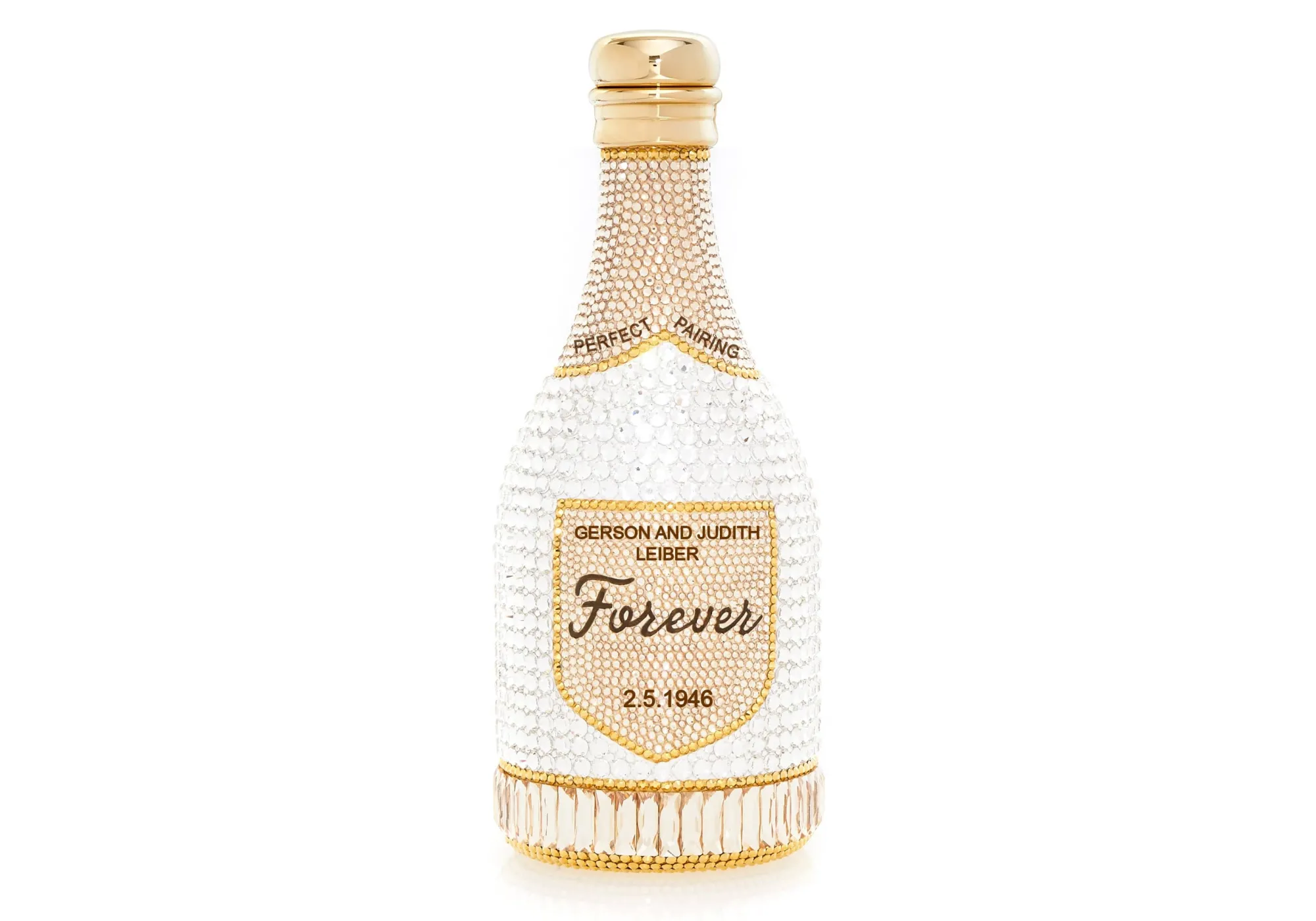 Bespoke Champagne Bottle Forever*Judith Leiber Hot