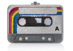 Bespoke Rainbow Mix Slim Slide*Judith Leiber Best