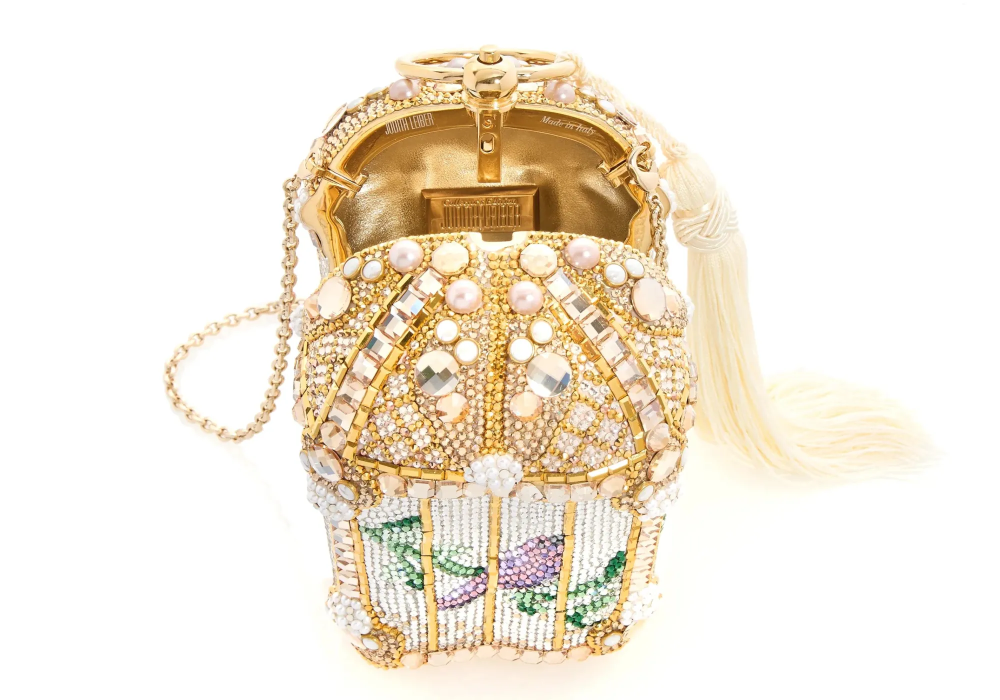Birdcage Gilded Bag*Judith Leiber Outlet