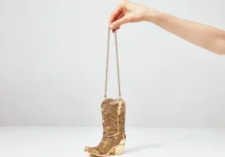 Cowboy Boot Austin Brown*Judith Leiber Clearance