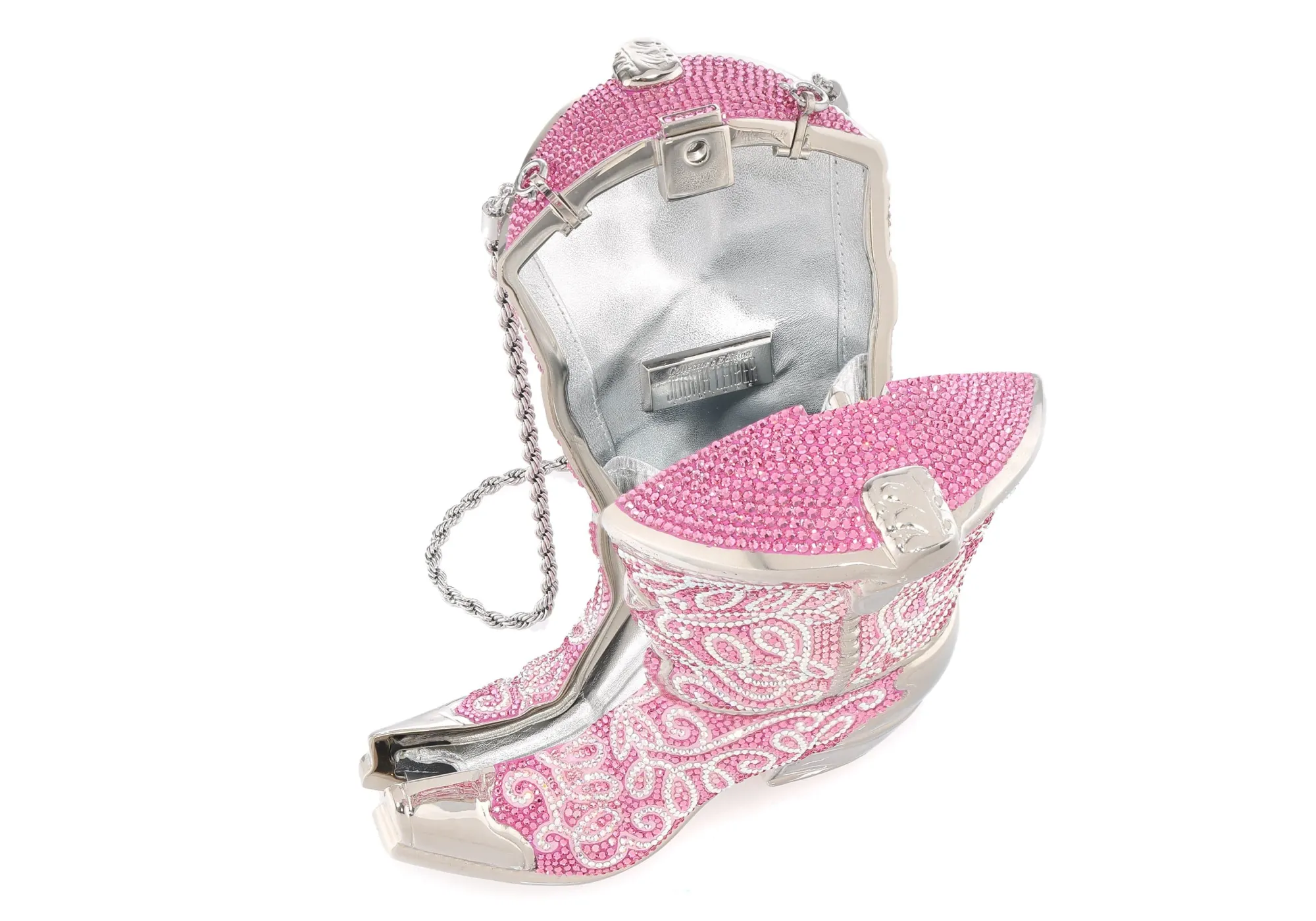 Cowboy Boot Austin Pink*Judith Leiber Outlet