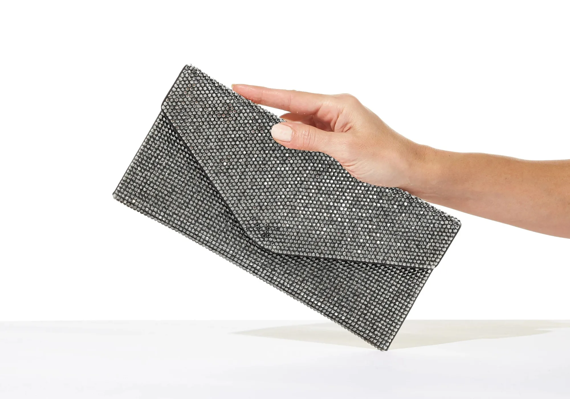 Crystal Envelope Gray*Judith Leiber Sale