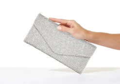 Crystal Envelope Silver*Judith Leiber Clearance