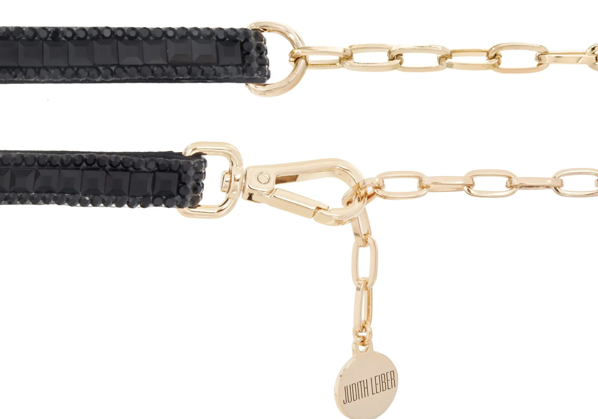 Deco Squares Belt Black*Judith Leiber Best