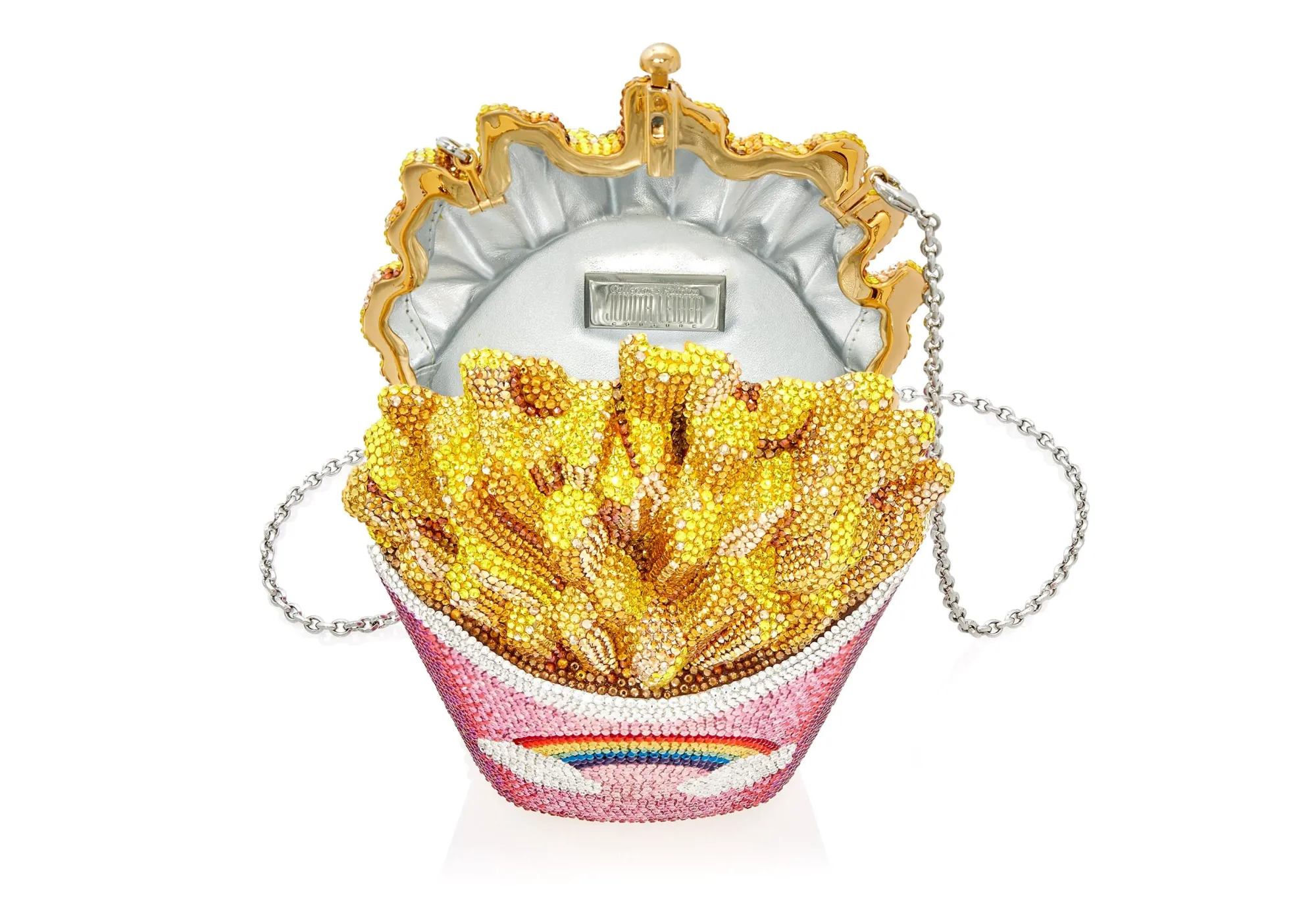 Designer French Fries Rainbow Bag*Judith Leiber Fashion