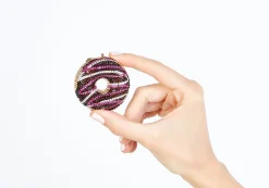 Donut Pillbox Chocolate*Judith Leiber Clearance