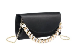 Envelope Taylor Satin Black*Judith Leiber Discount