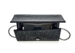 Fizzy Black Designer Handbag*Judith Leiber Discount