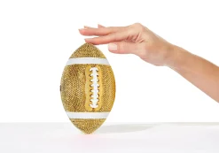 Football Gold*Judith Leiber Fashion