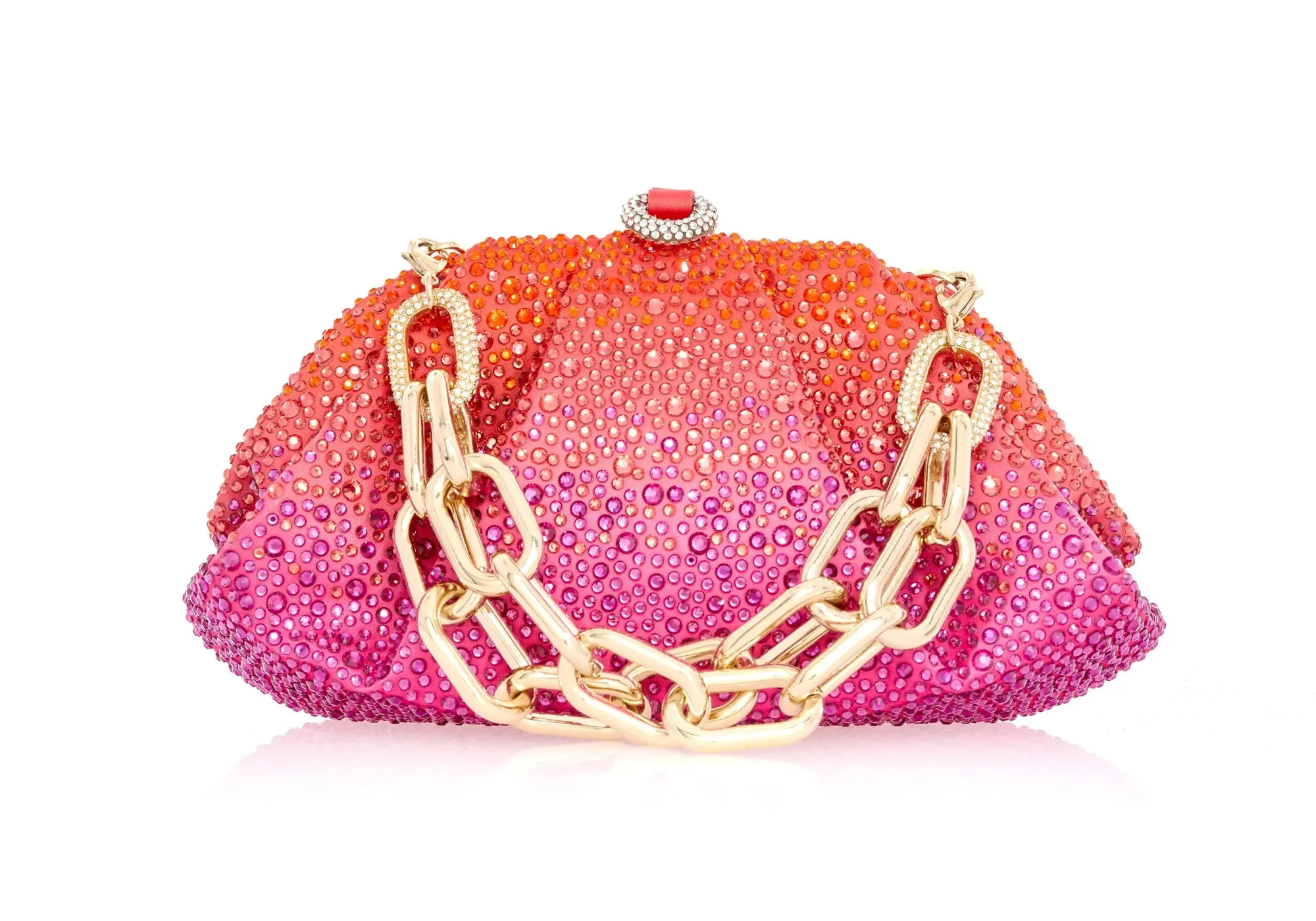 Gemma Crystal Caviar Gradient Flame*Judith Leiber Online