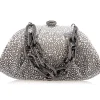Gemma Crystal Caviar Platinum Gradient*Judith Leiber Fashion