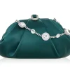 Gemma Satin Emerald*Judith Leiber Hot