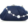 Gemma Satin Navy*Judith Leiber Online