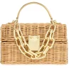 Isla Wicker Basket Natural*Judith Leiber New