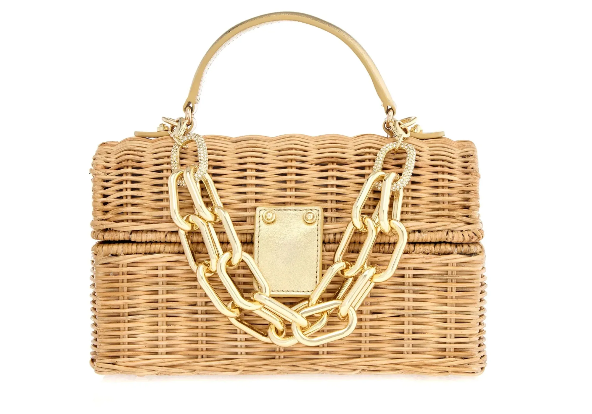 Isla Wicker Basket Natural*Judith Leiber New