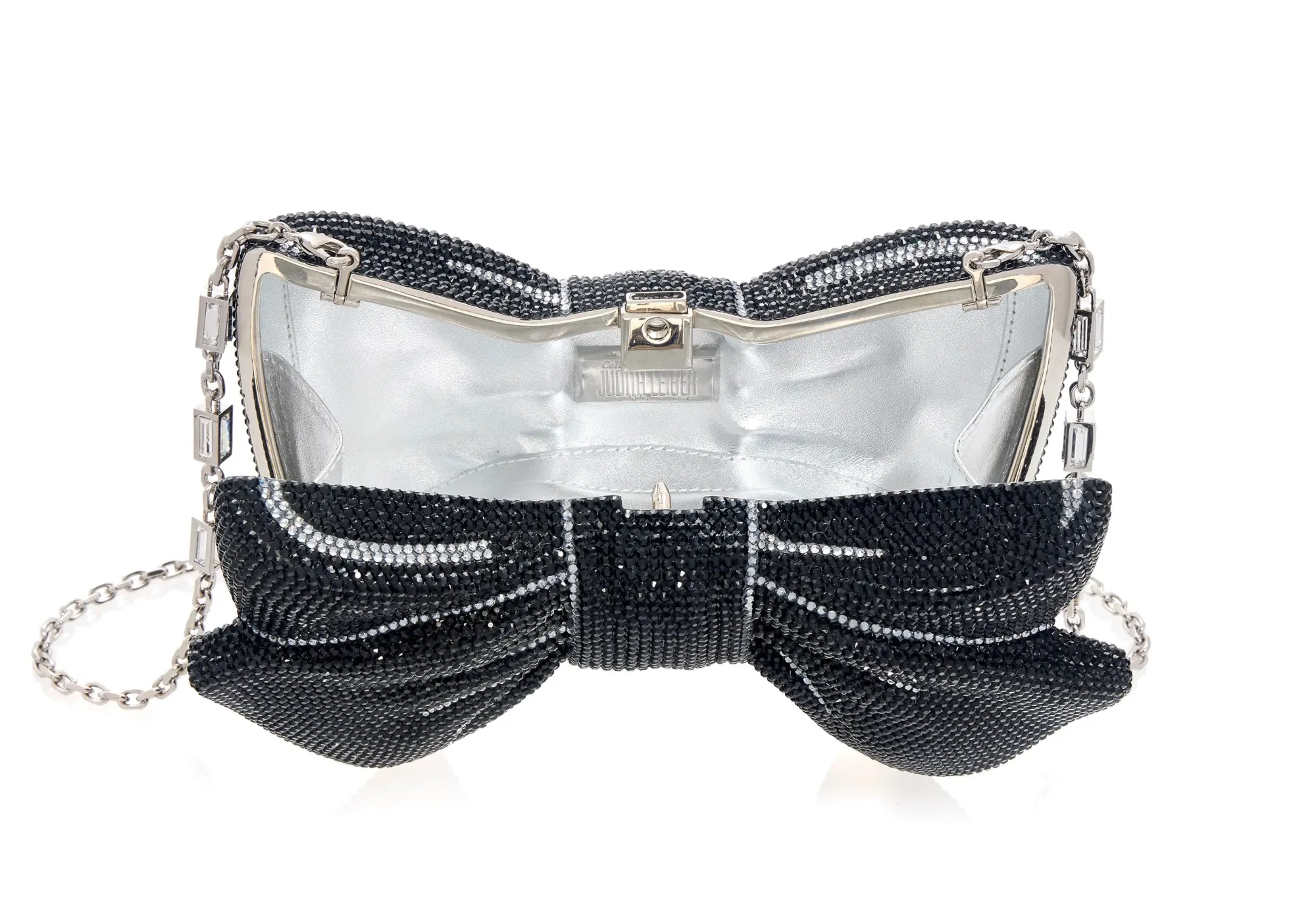 Just For You Bow Black*Judith Leiber New