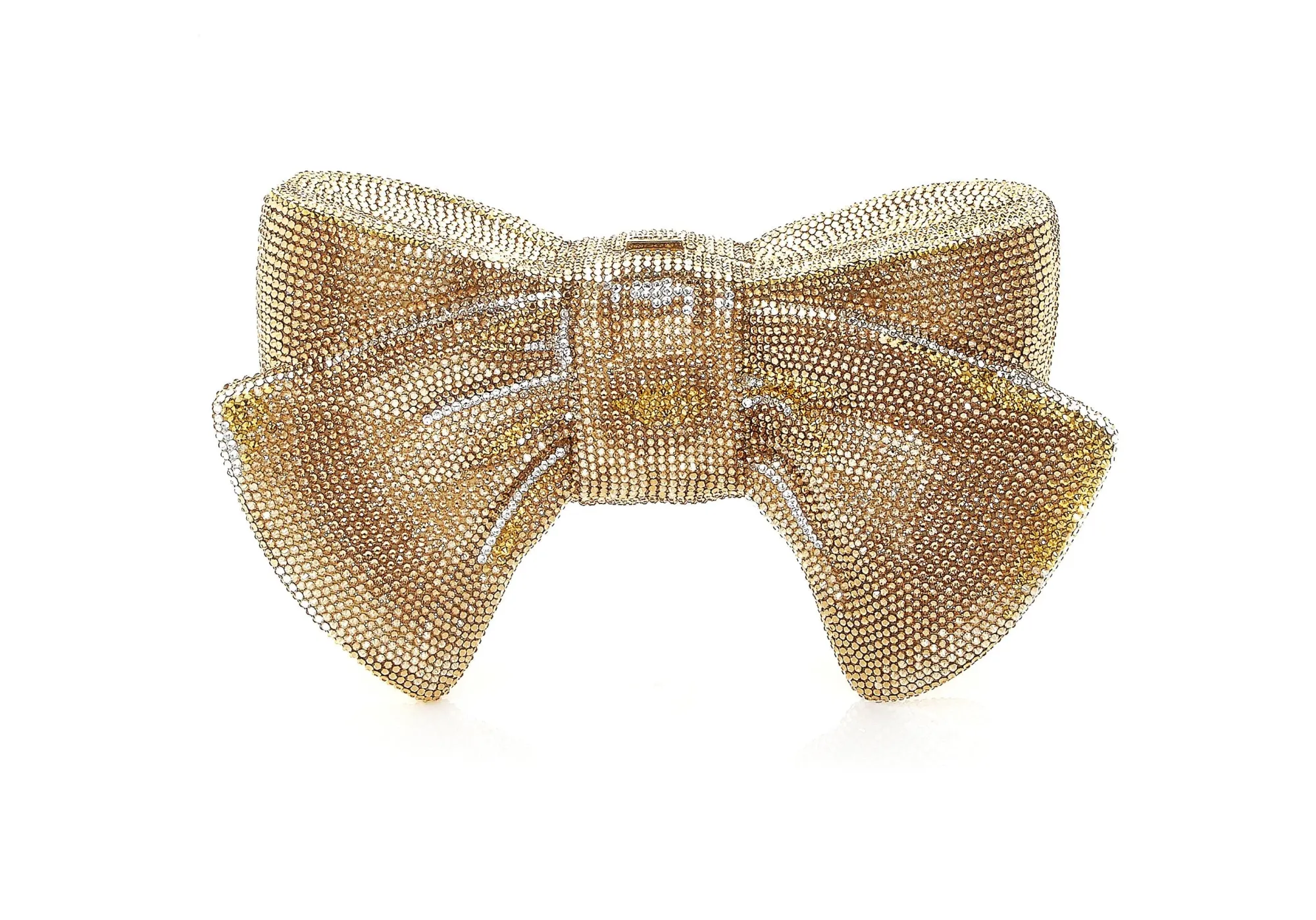 Just For You Bow Gold Designer Clutch*Judith Leiber Online