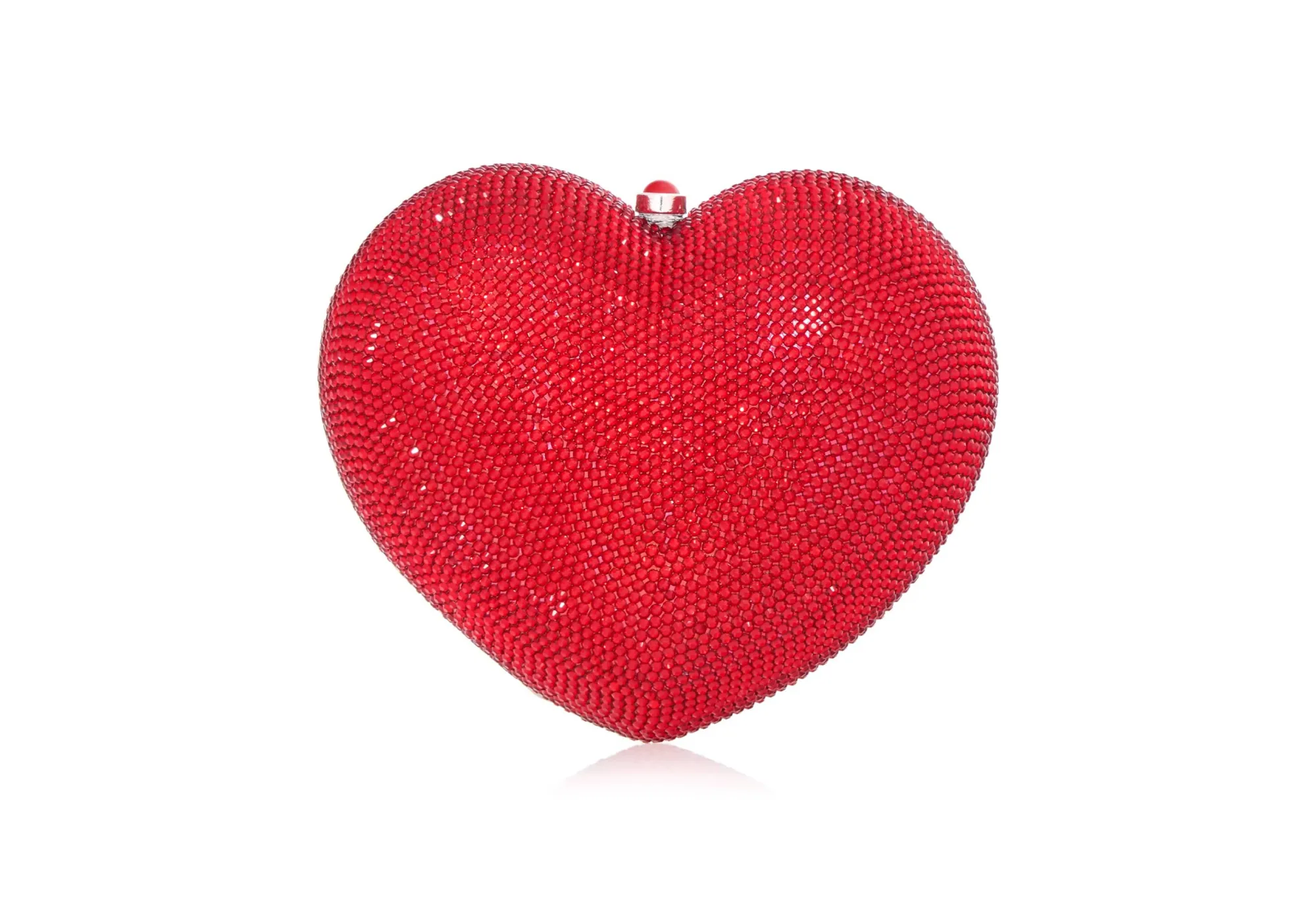 L'Amour Petit Coeur Red*Judith Leiber New