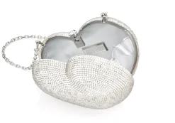 L'Amour Petit Coeur Silver*Judith Leiber Fashion