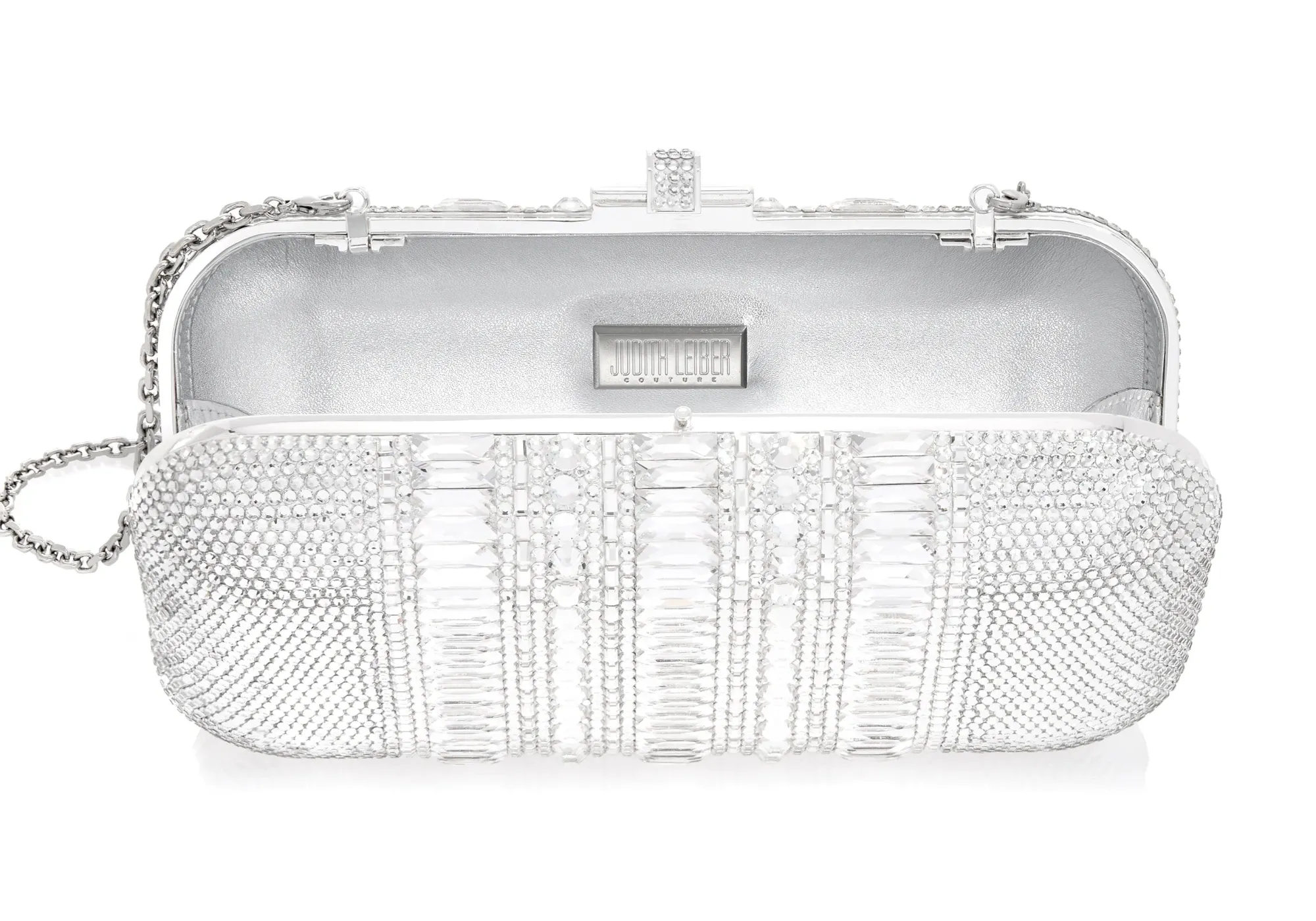 Long Slide Gems Silver*Judith Leiber Outlet