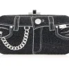 Long Slide Jeans Black*Judith Leiber Sale
