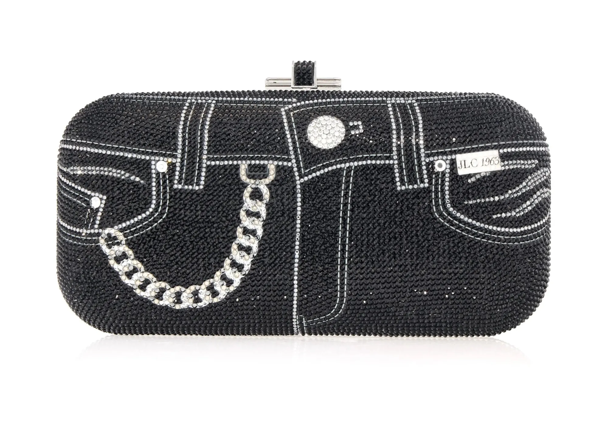 Long Slide Jeans Black*Judith Leiber Sale