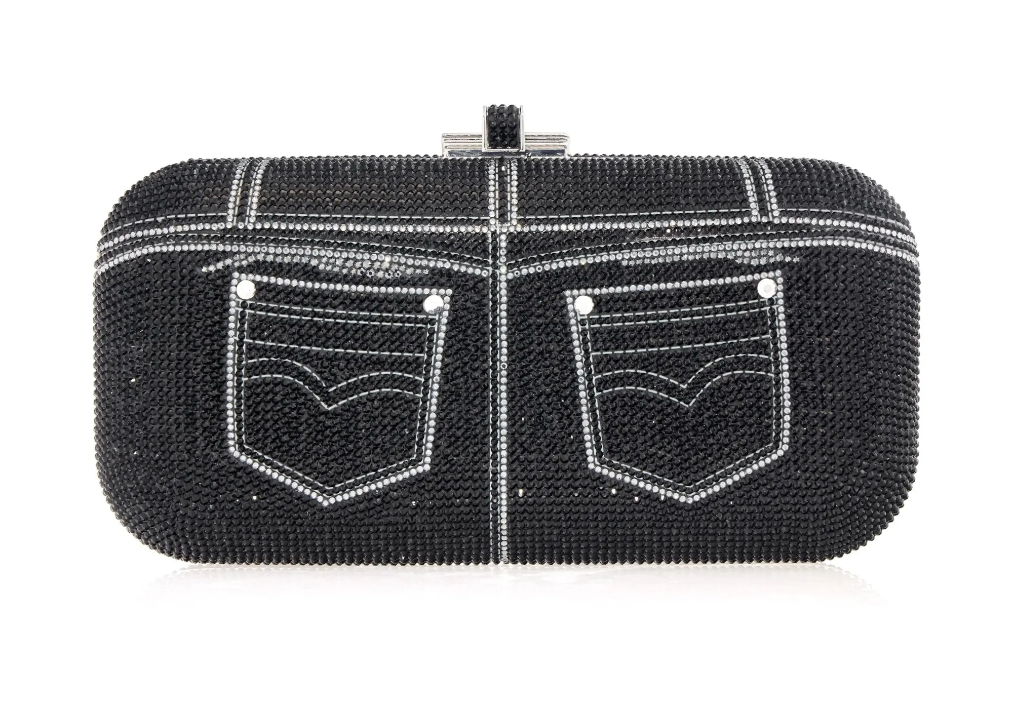 Long Slide Jeans Black*Judith Leiber Sale