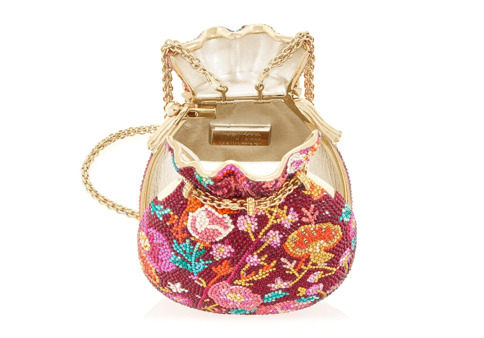 Marigold Bloom Pouch*Judith Leiber Fashion