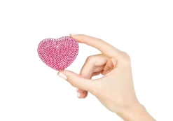 Mini Heart Pink*Judith Leiber Hot