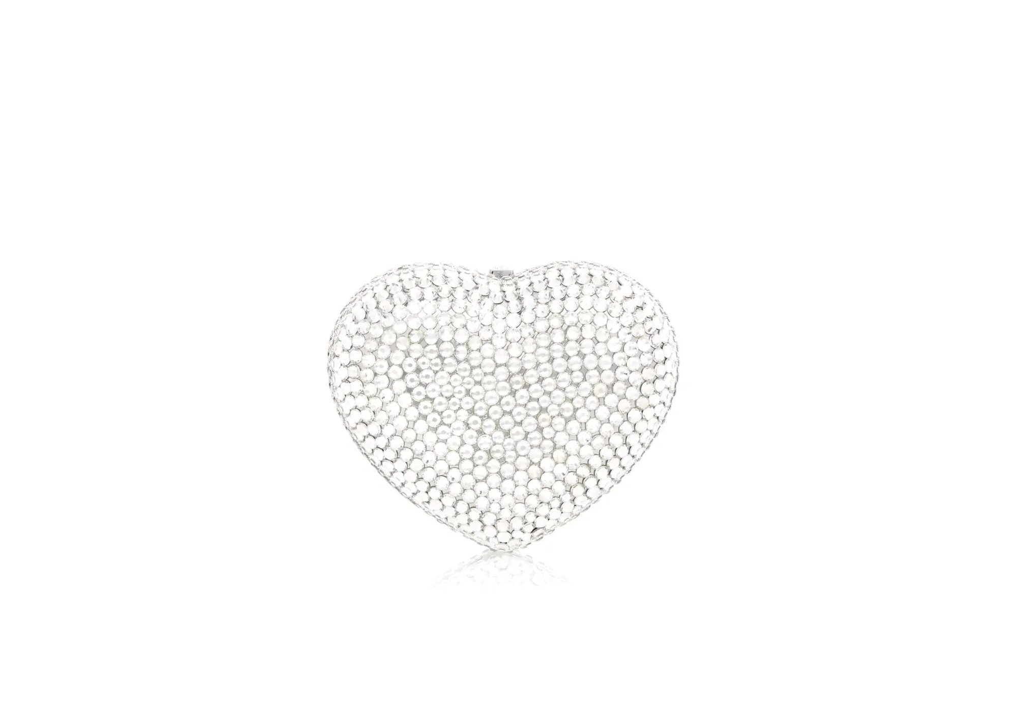 Mini Heart Silver*Judith Leiber Hot