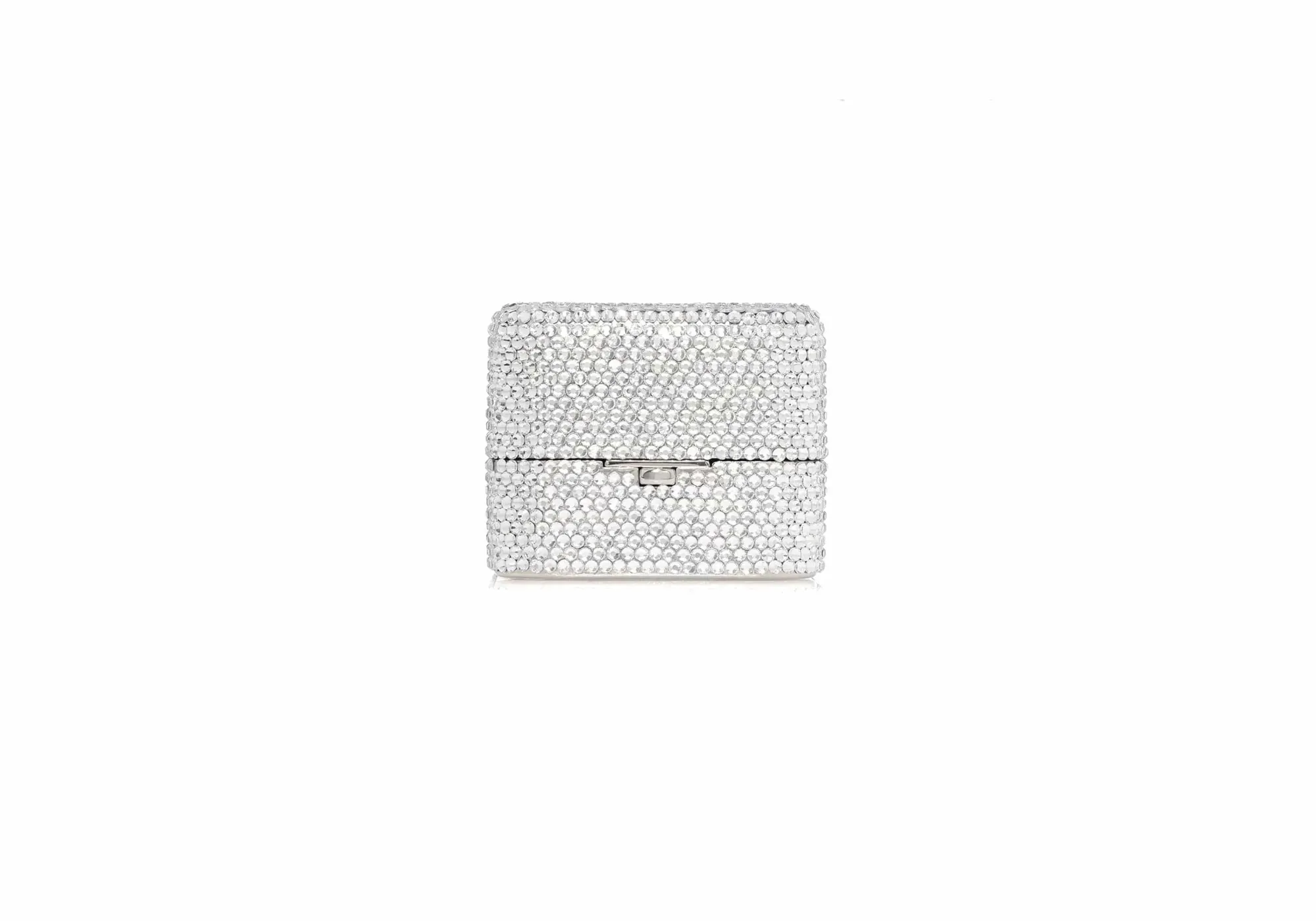 Miniature Box Say Yes Silver*Judith Leiber New
