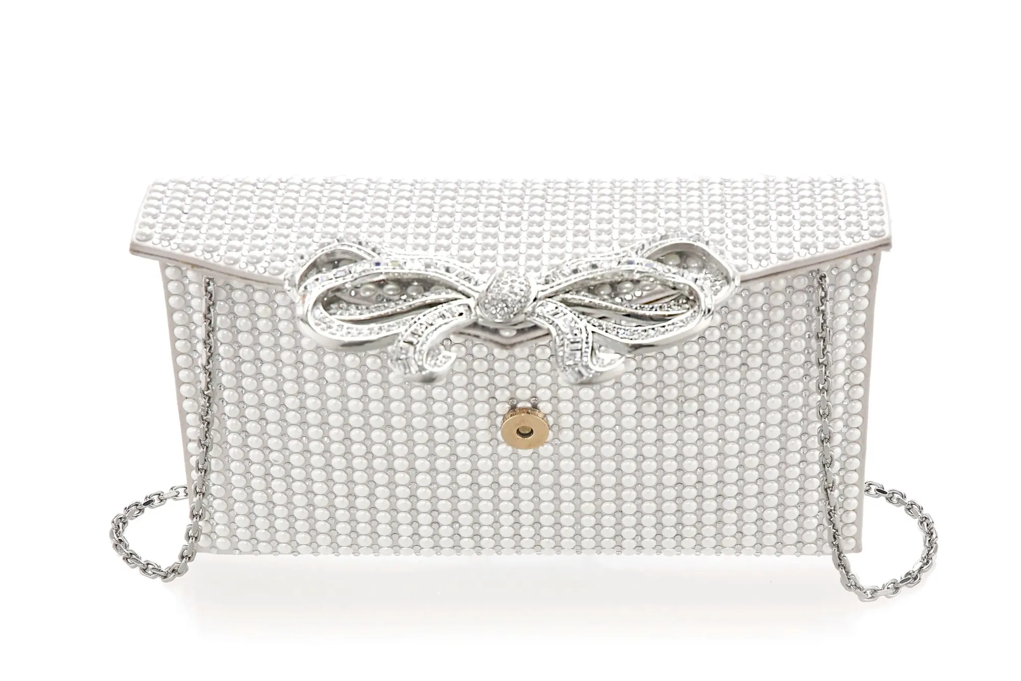 Pearl Bow Envelope*Judith Leiber Best