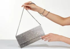 Perry Crystal Caviar Gradient Platinum*Judith Leiber Online