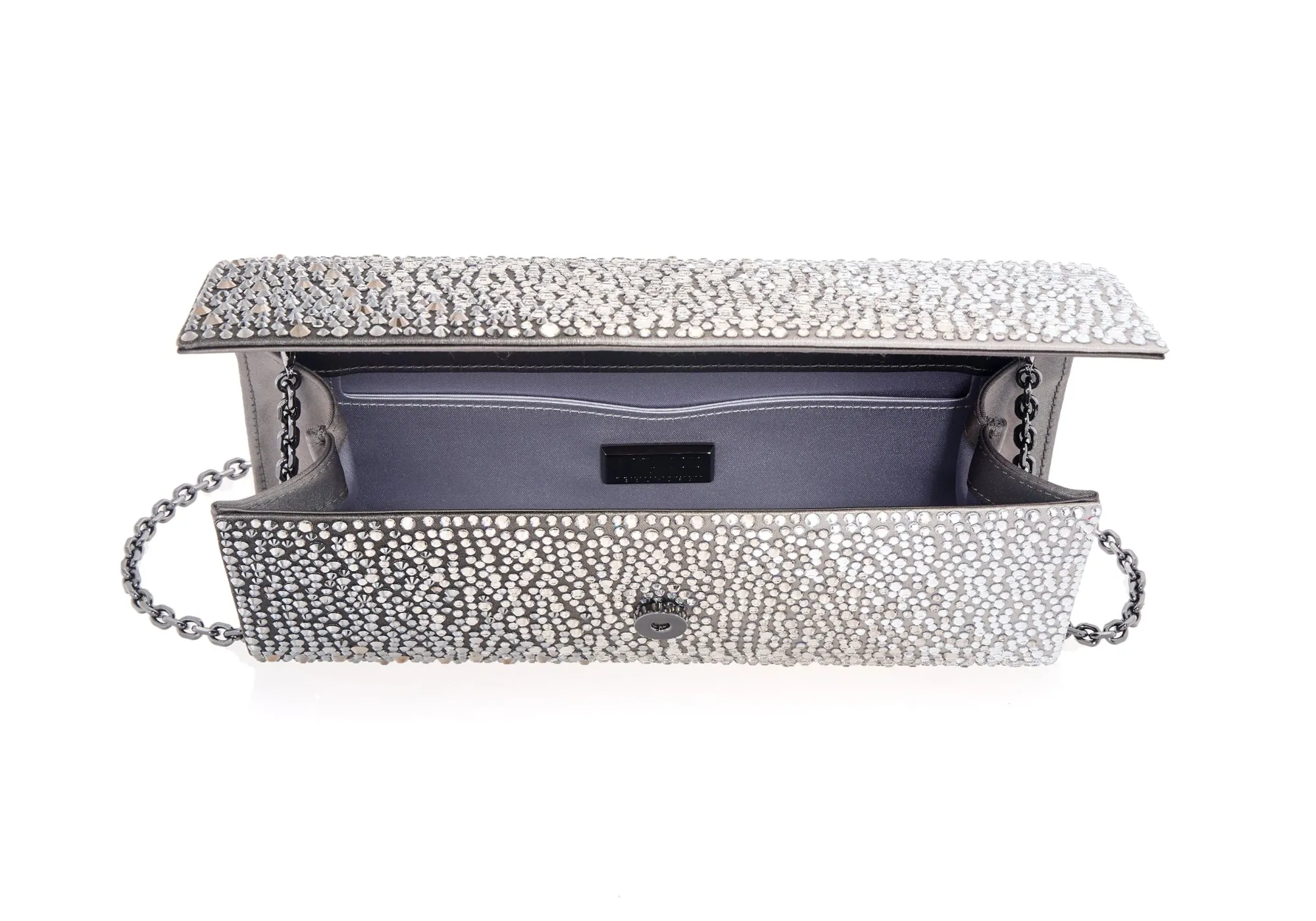 Perry Crystal Caviar Gradient Platinum*Judith Leiber Online