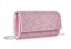 Perry Crystal Light Amethyst Purse*Judith Leiber Best