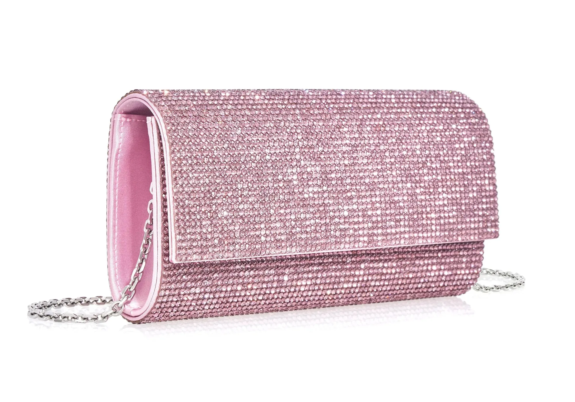 Perry Crystal Light Amethyst Purse*Judith Leiber Best