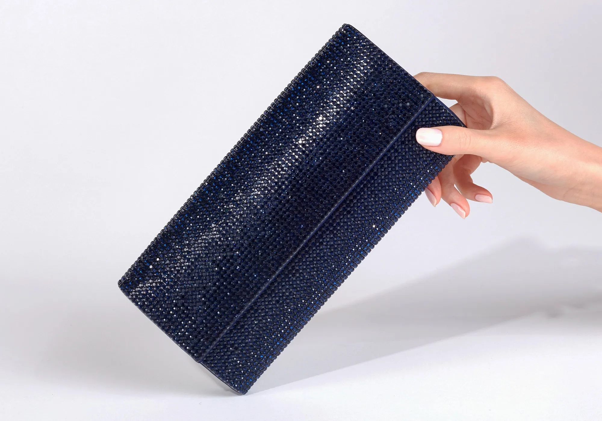 Perry Crystal Navy*Judith Leiber Fashion