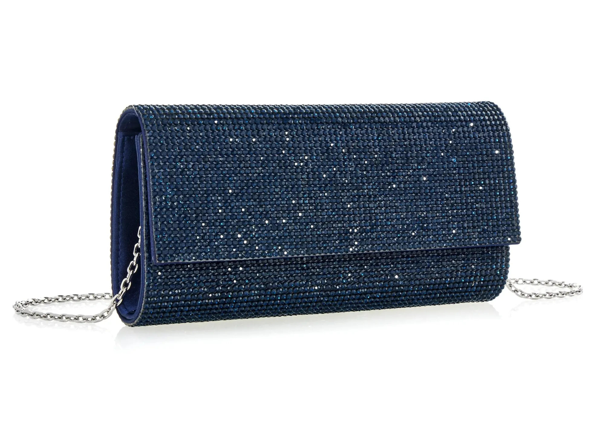Perry Crystal Navy*Judith Leiber Fashion