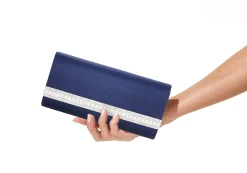 Perry Satin Navy*Judith Leiber Fashion