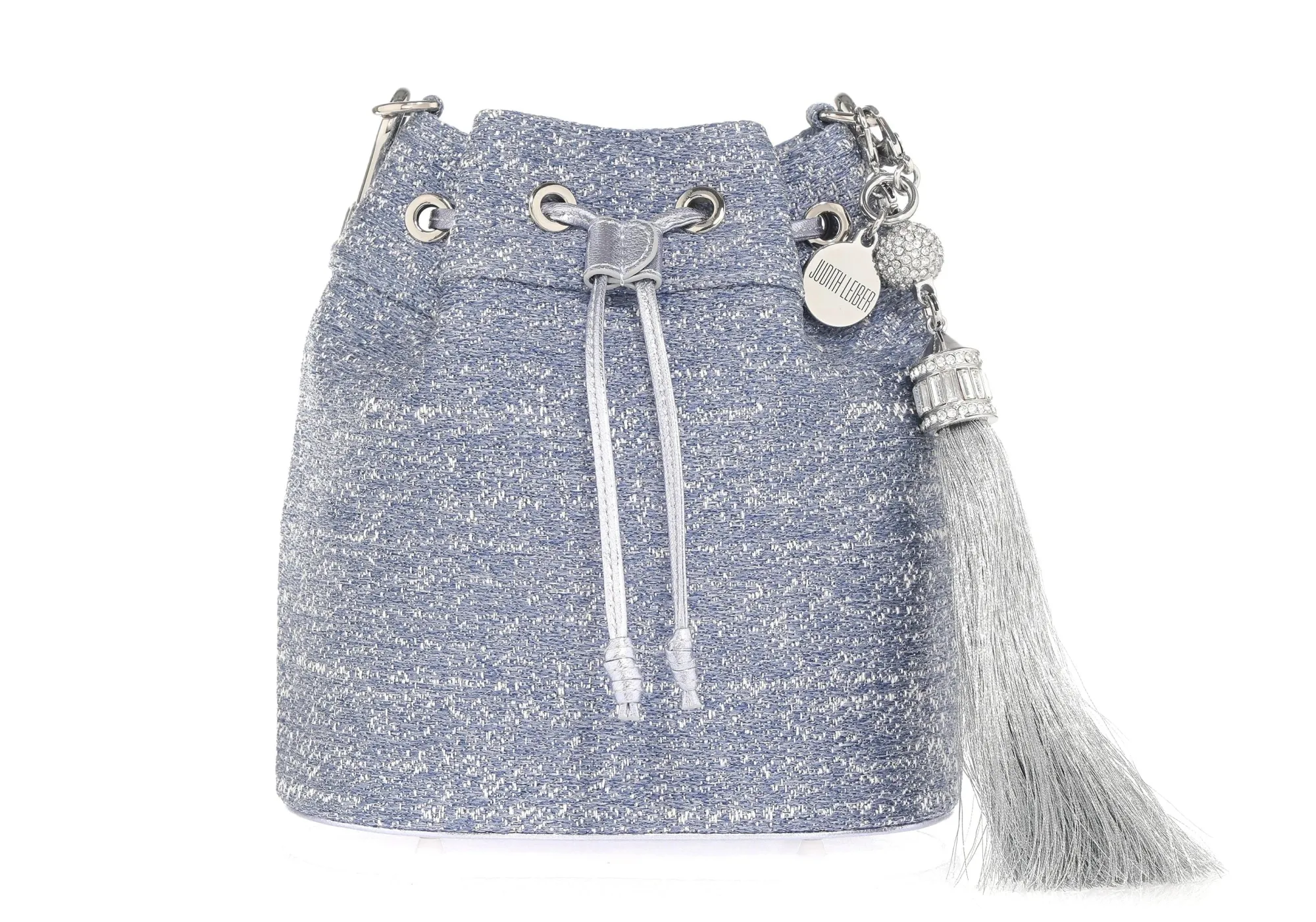 Piper Sparkle Denim Sky Blue*Judith Leiber New