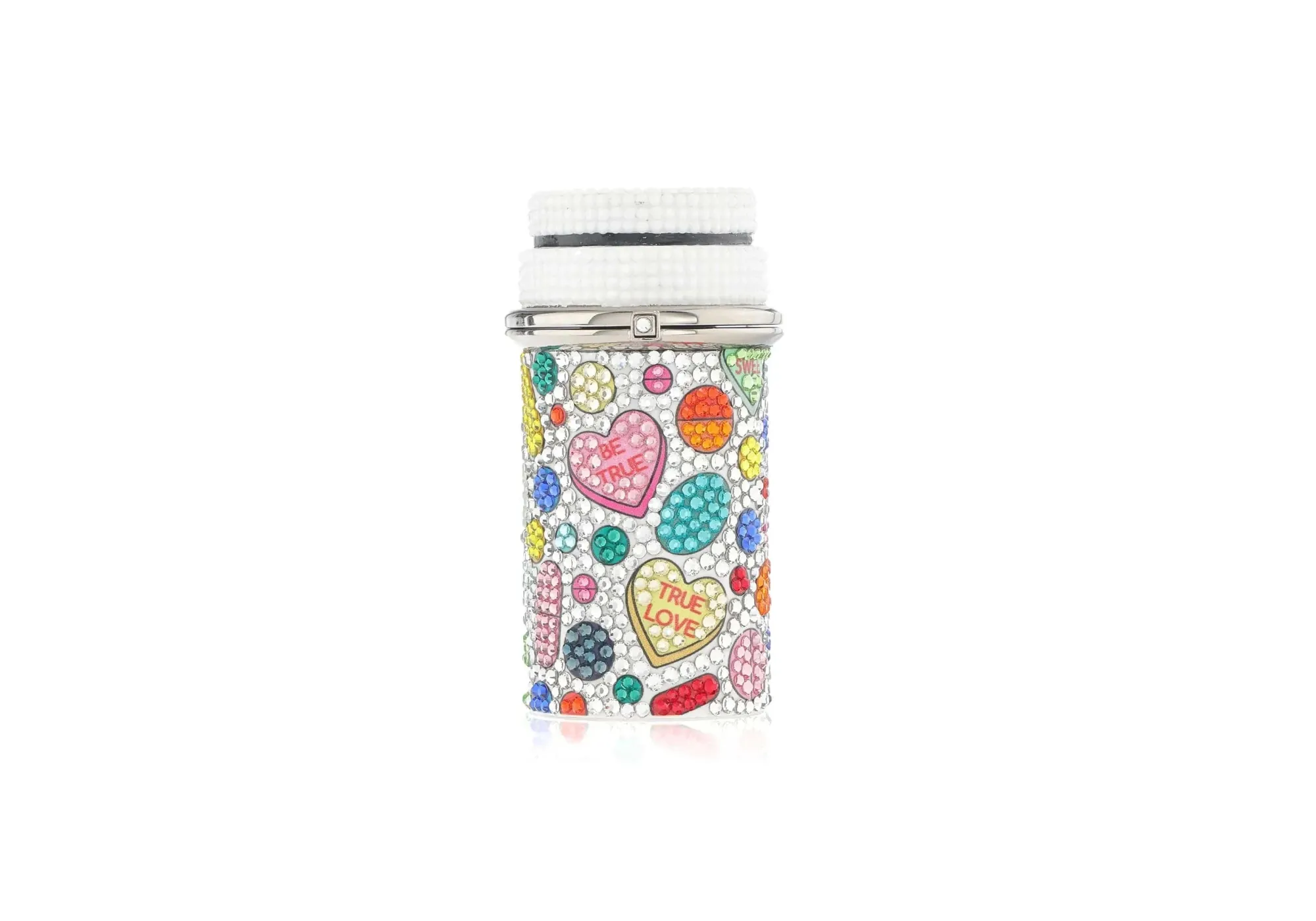 Prescription Bottle Pillbox Heart Pills*Judith Leiber Discount