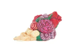 Red Roses Corsage*Judith Leiber Hot