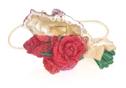 Red Roses Corsage*Judith Leiber Hot