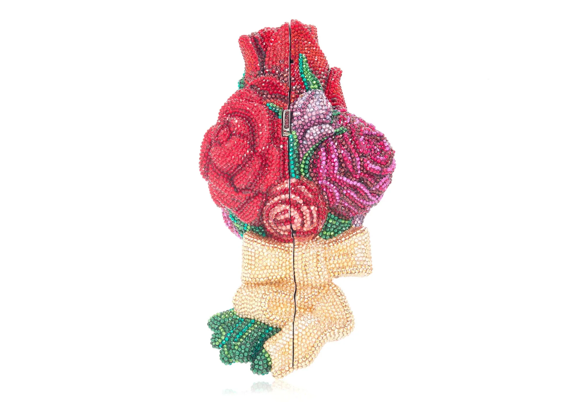 Red Roses Corsage*Judith Leiber Hot