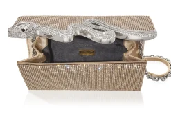 Serpent Crystal Clutch Champagne*Judith Leiber Best