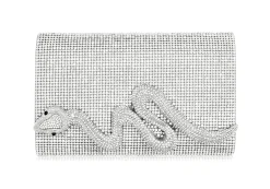 Serpent Fizzoni Silver*Judith Leiber Best