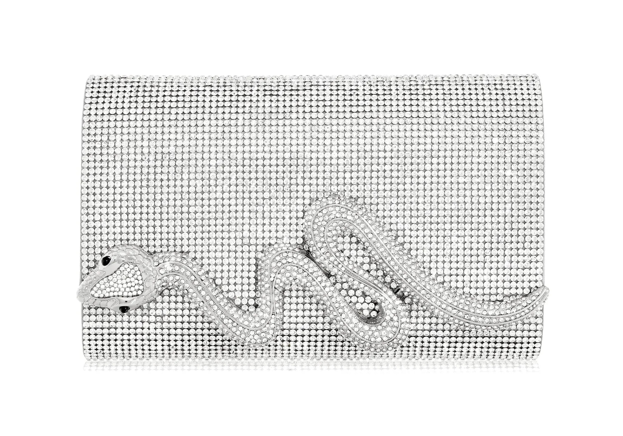 Serpent Fizzoni Silver*Judith Leiber Best
