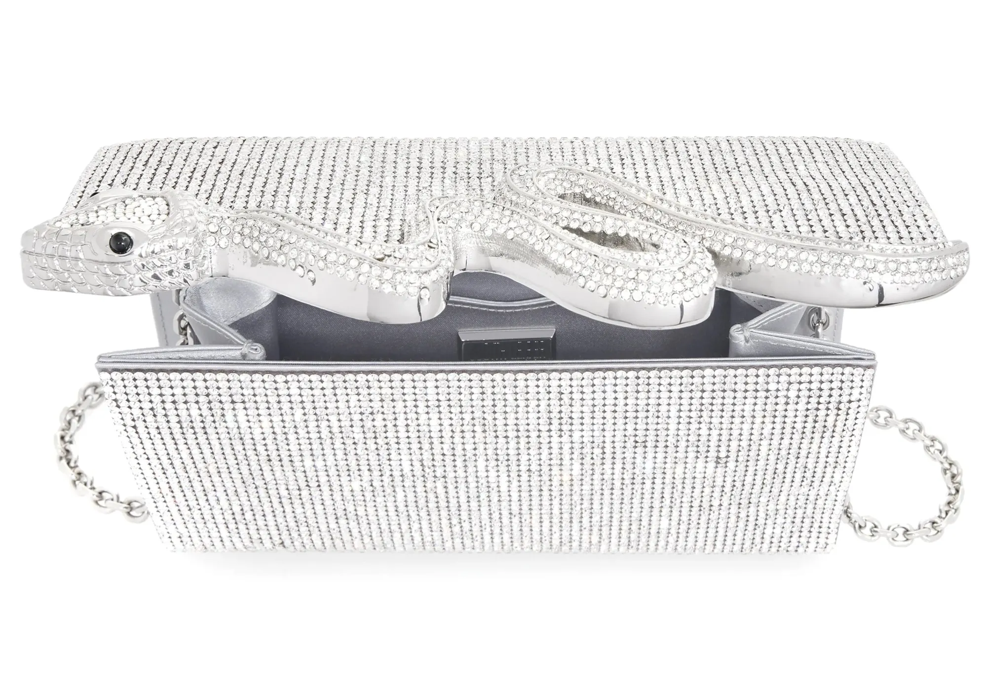 Serpent Fizzoni Silver*Judith Leiber Best