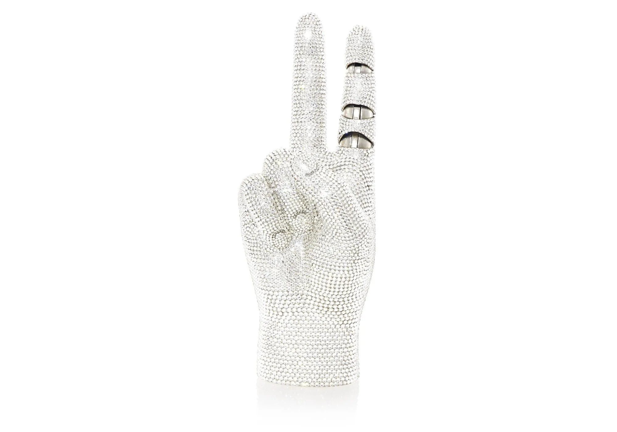 Silver Hand War and Peace*Judith Leiber Clearance